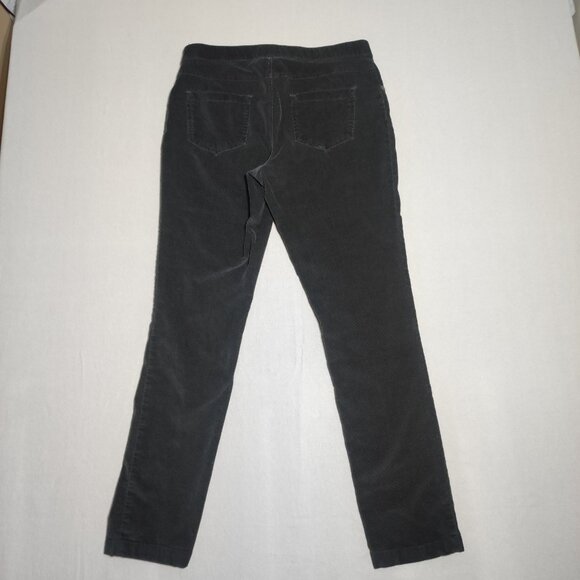 Kenneth Cole Reaction Corduroy Pants women's siz 10 black colour straight skinny - Picture 3 of 11